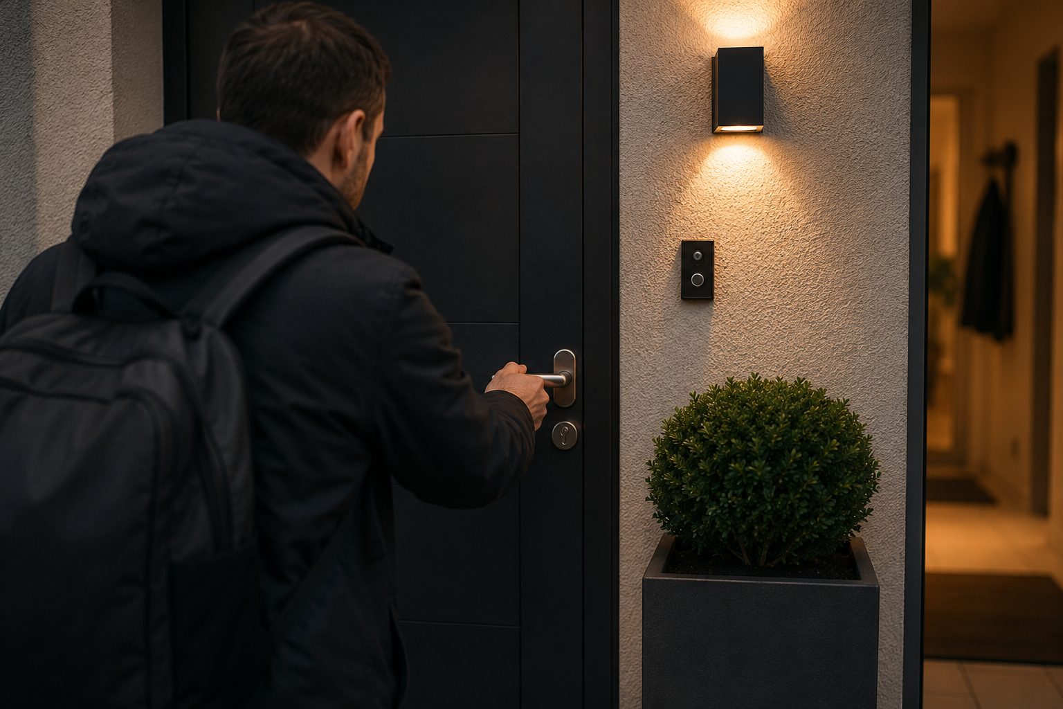 Warum Menschen an der Haustür rütteln