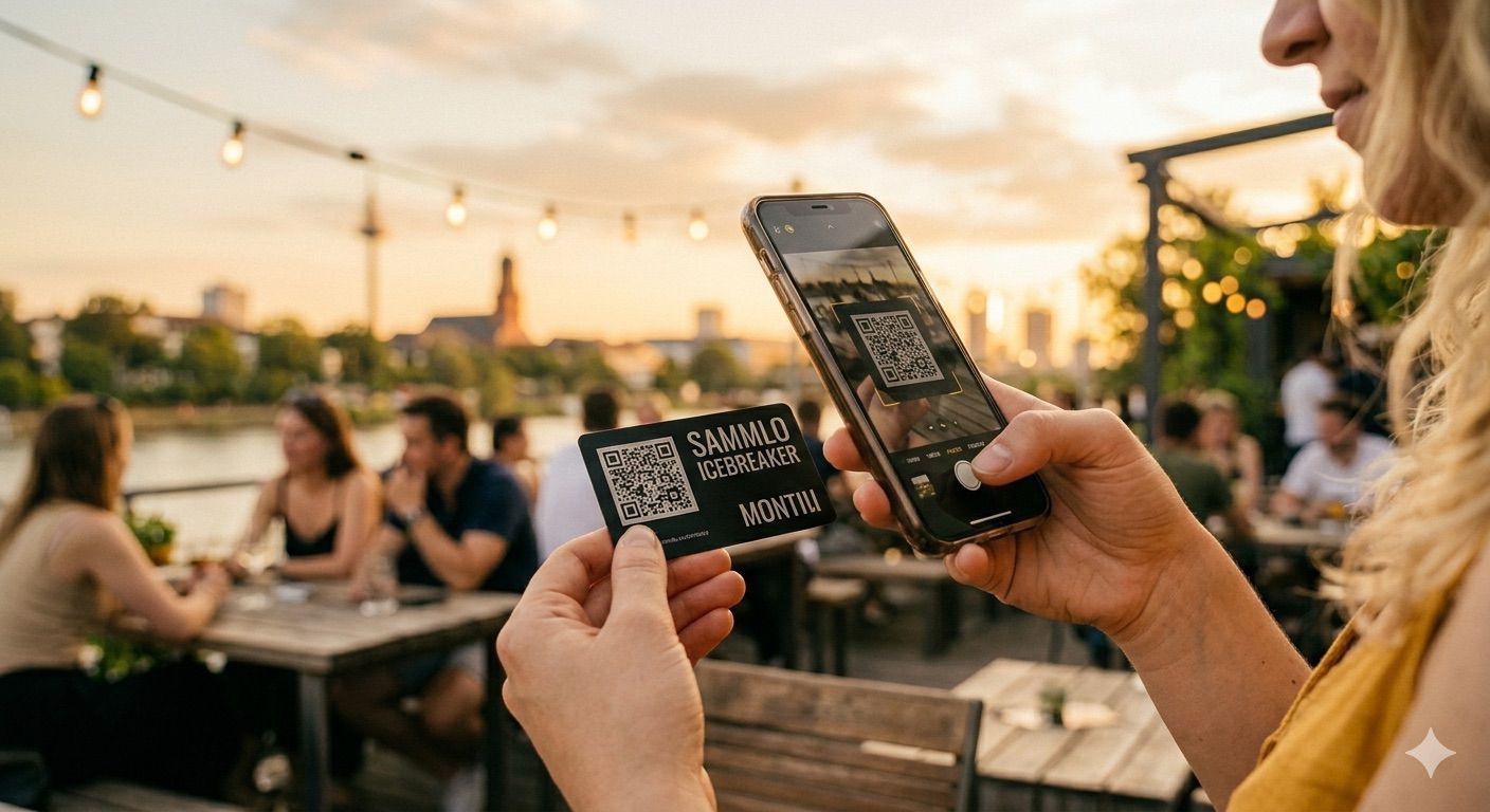 Sammlo Connect QR-Code wird gescannt